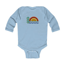 Load image into Gallery viewer, PNW Sunset Long Sleeve Infant Onesie
