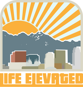 "Life Elevated" SLC Utah Tee